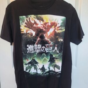 Attack on Titan Season 2 Black T-Shirt